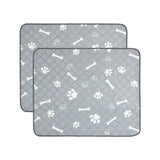 2Pcs Washable Pet Pee Pads For Puppy Kittens Dogs Cats Reusable Potty Mats Machine Washable Pet Training Pads Non-Slip Waterproof Absorbent Dog Crate
