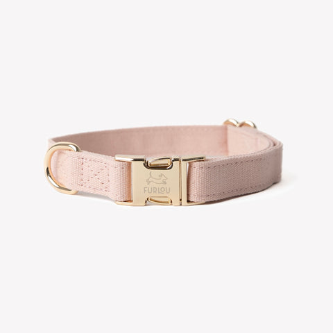 'Baby Pink' - Canvas Dog Collar