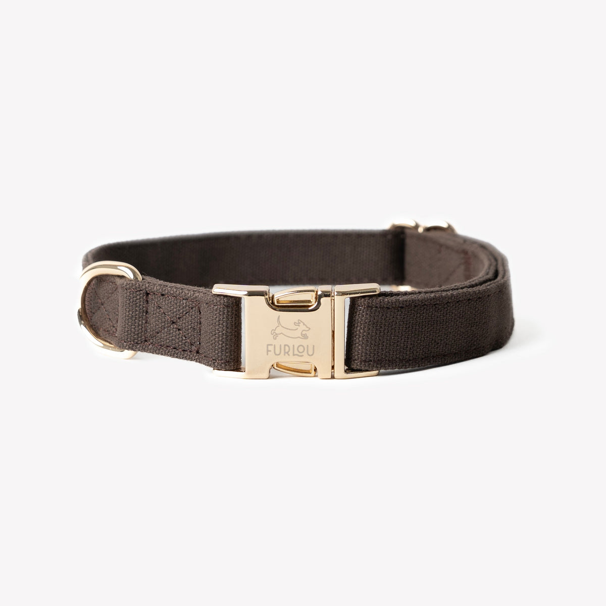 'Brown' - Canvas Dog Collar