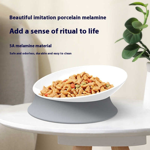 Pet Protective Cervical Spine Drinking Bowl Cat Dish