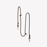 'Brown' - Hands Free Braided Leash