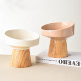 Cat Ceramic Bowl Puppy Dogs Food Water Dish Bowls Pet Elevated Canned Snacks Dining Plate Cats Small Dogs Feeding Supplies