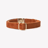 'Clay' - Velvet Dog Collar