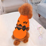 Puppy dog clothes halloween pumpkin costume