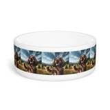 Ceramic Pet Bowl – 16 oz Dog Feeding Bowl