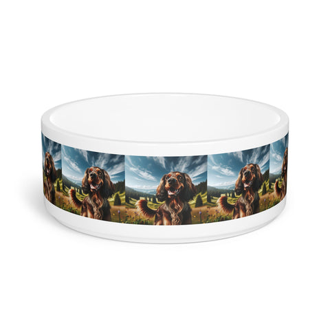 Ceramic Pet Bowl – 16 oz Dog Feeding Bowl