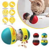 Dog Treat Dispensing Puzzle Toy – Slow Feeder Tumbler Ball | Adjustable Difficulty