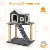 36 Inch Tower Condo Scratching Posts Ladder Cat Tree