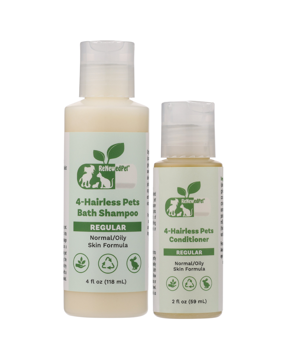 4-HAIRLESS PETS PETS REGULAR SHAMPOO & CONDITIONER