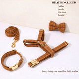 Classic Brown Plaid Set