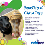 Honey Bone Dental Tower Nylon Chew Toy for Aggressive Chewers | USA Made