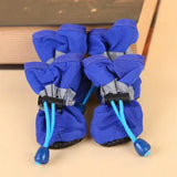 4-Pieces: Water-Resistant Dog Bootie Shoes