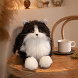 3lbs Tuxedo Handcrafted Weighted Plush – Realistic Companion Cat for Adults