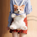 Corgi Backpack – Cute Dog Plush Bag for Kids & Pet Fans