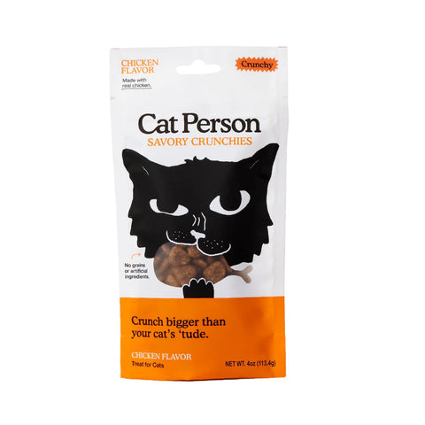 Cat Person Cat Treat Crunch Chicken 2oz