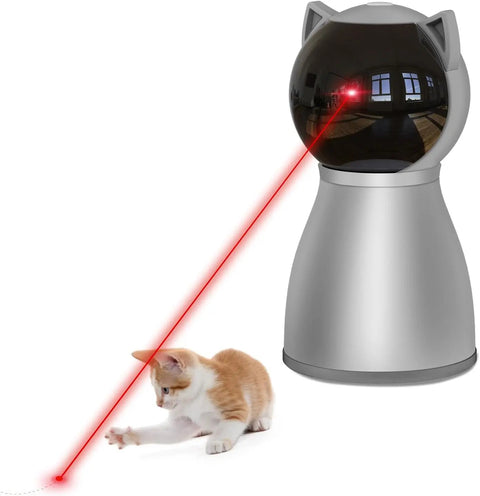 Automatic Cat Laser Toy – Motion-Activated, Rechargeable Interactive Indoor Pet Toy