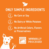 Wagmore Oats & Grains Peanut Butter Crunchy Biscuits Dog Treats (16oz)