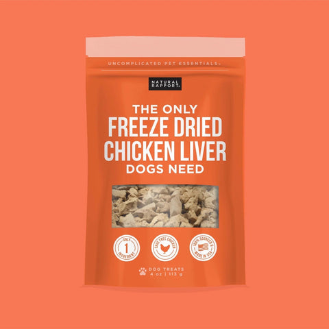 Natural Rapport The Only Freeze Dried Chicken Liver Dogs Need (4oz)