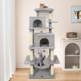 Large Cat Tree for Indoor Cats 70" Tall Cat Tower