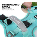 Dog Harness With AirTag Holder No Pull Reflective Lightweight Waterproof Vest For Small Medium Dogs Anti Lost Pet Accessory