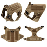 Large Dog Harness Pet German Shepherd Training Vest Tactical Medium Dog Harnesses Hunting For Dogs Accessories