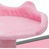 70" Tall Pink Cat Tree – Indoor Cat Tower with Scratching Posts & Climbing Platform