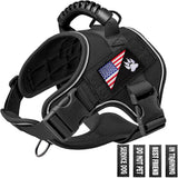 Explosion-Proof Tactical Dog Harness - Training and Outdoor Activity Vest for Doberman Pinschers and Small/Medium/Large Breeds
