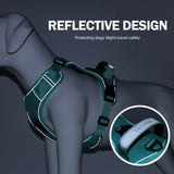 Dog Harness With AirTag Holder No Pull Reflective Lightweight Waterproof Vest For Small Medium Dogs Anti Lost Pet Accessory