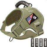 Explosion-Proof Tactical Dog Harness - Training and Outdoor Activity Vest for Doberman Pinschers and Small/Medium/Large Breeds