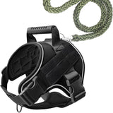 Explosion-Proof Tactical Dog Harness - Training and Outdoor Activity Vest for Doberman Pinschers and Small/Medium/Large Breeds