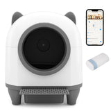 Self-Cleaning Litter Box with App Control for Multi-Cat Homes