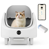 Self-Cleaning Cat Litter Box with APP Control & Open Top