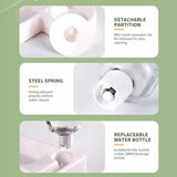 Pet Double Bowl Dog Bowl Cat Bowl Set Automatic Feeding and Drinking Bowl Anti-Tip Food Bowl for Small Dogs and Cats