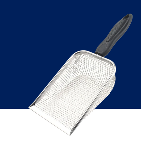 Long Handle Stainless Steel Cat Litter Scoop