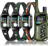 Waterproof Dog Training Collar – AI Bark Control, 3300ft, 3-Dog System, IPX7