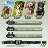Waterproof Dog Training Collar – AI Bark Control, 3300ft, 3-Dog System, IPX7