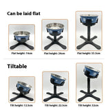 Pet Dog Bowl Bracket Lifting Adjustable Heightening Anti-tumble