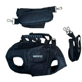 Set Of 3 Outdoor Traction Backpacks For Dogs, Featuring A Portable And Breathable Design, Including A Leash And Harness For Both Cats And Dogs, Suitable For Carrying Or As A Crossbody Bag, Ideal For P