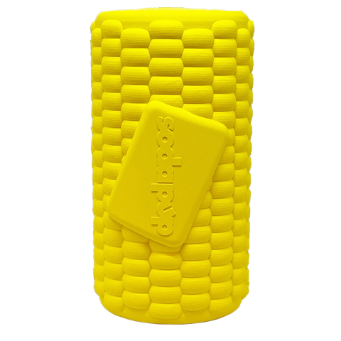 Corn on the Cob Dog Toy - Durable Rubber Treat Dispenser | USA Made