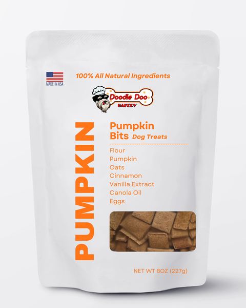 Homemade Dog Treats - 🎃 Pumpkin Bits Dog Biscuits 1/2lb