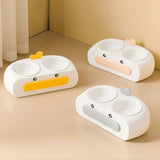 Leak-proof Food Grade Plastic Bowl Mouth Wet-proof Neck Protection Drinking Water Feeding Integrated Cat Bowl