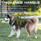 Heavy Duty No-Pull Tactical Dog Harness Molle Vest