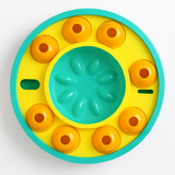 Dog Puzzle Food Feeder Slow Feeding Bowl Interactive Toy Dog Treat Dispensing Toy for IQ Training Mental Enrichment For Small Medium Large Dog Cat