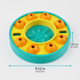 Dog Puzzle Food Feeder Slow Feeding Bowl Interactive Toy Dog Treat Dispensing Toy for IQ Training Mental Enrichment For Small Medium Large Dog Cat