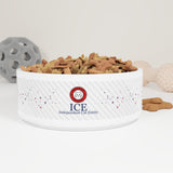 ICE – Independent Cat Entity Ceramic Cat Bowl | Political Parody