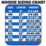 Pet Hoodie Screen Printed, "Democrat"