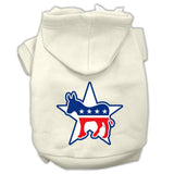 Pet Hoodie Screen Printed, "Democrat"