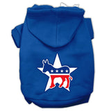Pet Hoodie Screen Printed, "Democrat"