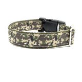 Hidden Dog Camo Collar | Hunting Dog Camouflage | Tactical Canine Gear | Adjustable 13.5-21.5 Inches | Rewarding Rover LLC