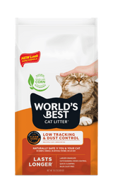 Worlds Best Low Tracking & Dust Control Unscented Cat Litter